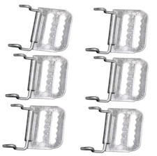 Ganci zincati grappette di attacco al rullo per tapparelle avvolgibili  X6