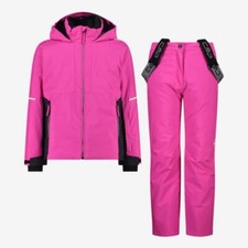 CMP Completo da Neve Bambina Giacca+Pantalone Girl Set, in Twill - B818 (Festiva