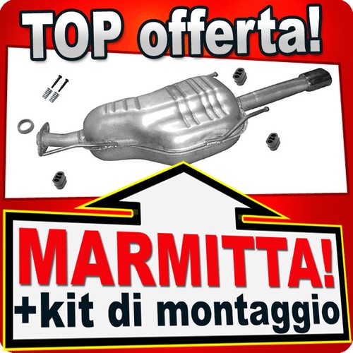 Silenziatore posteriore per - silenziatore,
