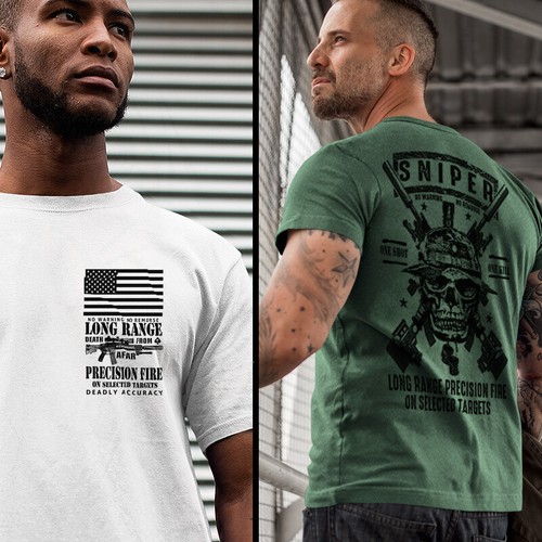 Shirt cecchino militare - t-shirt,