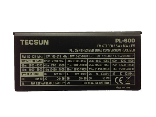 Tecsun 600 ricevitore radio - pl-600,