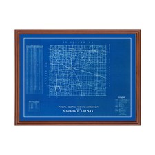 Vecchia mappa della contea di