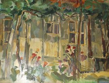 Dipinto ad olio impressionista