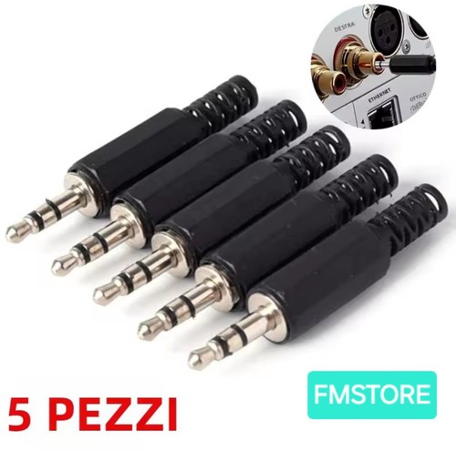 Pezzi mini jack spina - mm,