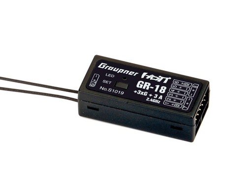 Graupner 3xg 3a hott - gr-18, +