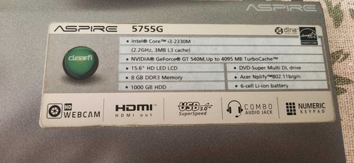 Pièces acer aspire 5755g - aspire,