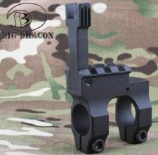 Big Dragon - TACCA DI MIRA IN ALLUMINIO NERA ABBATTIBILE FRONTALE