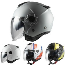 Casco Jet Moto MP DJ ECE 22.06 Urban Scooter Leggero ABS Sicuro Traspirante