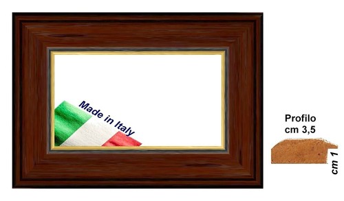 Cornice noce rustica con filo