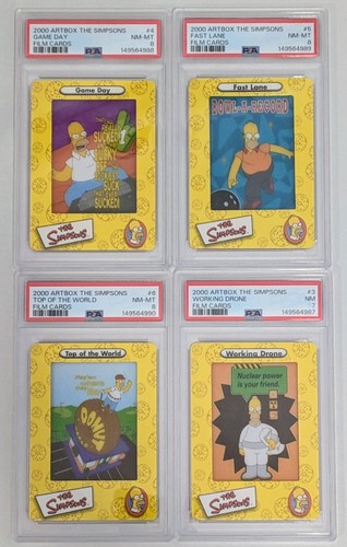Lotto carte film - psa, homer