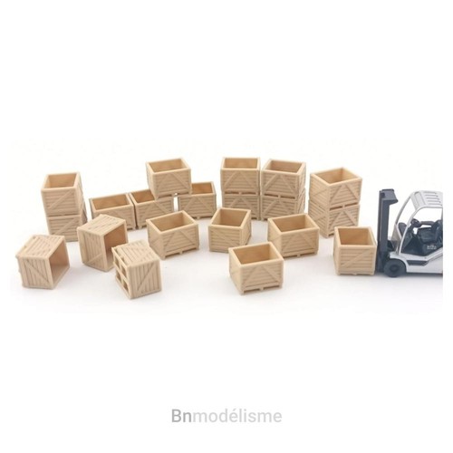 Lot palox ouverts 87 h0 - lot, 1/87