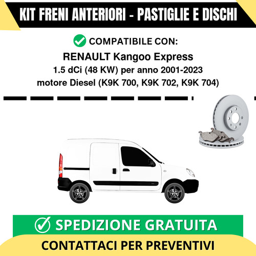 Kit freni anteriori - kit,