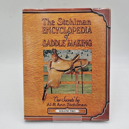 Oop stohlman saddle making vol - saddle,