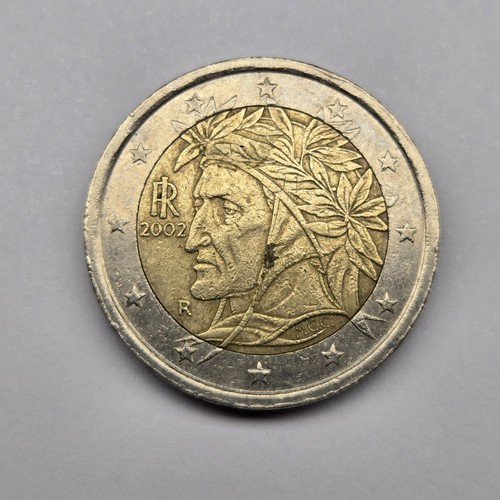 Moneta euro italia 2002 - 2, o