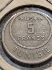 Tunisia 5 Franchi 1954 -