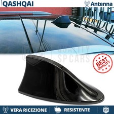 ANTENNA PINNA SQUALO Nera PER Qashqai J10 J11 VERA Ricezione RADIO AM-FM-DAB