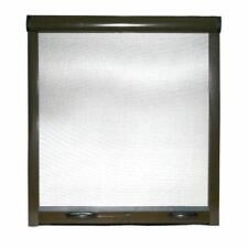 Zanzariera avvolgibile a rullo riducibile frizione porte finestre in kit marrone