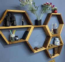 Scaffale esagonale, mensola