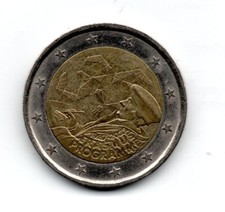 MONETA euro2 anno 2022 commemorativa ERASMUS RARA