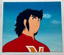 VULTUS 5 ANIME CEL VOLTES V ROBOT CHOGOKIN TAVOLA ORIGINALE ART JAPAN 1977