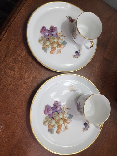 Due piatti snack vintage