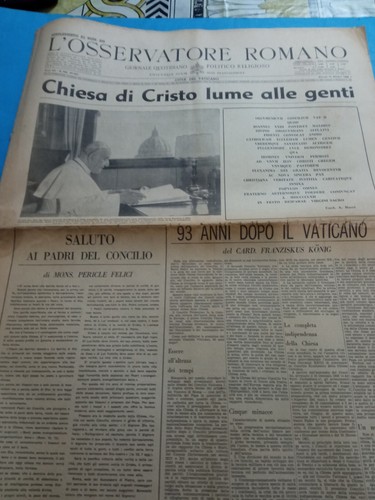 Osservatore romano 1962 - romano,