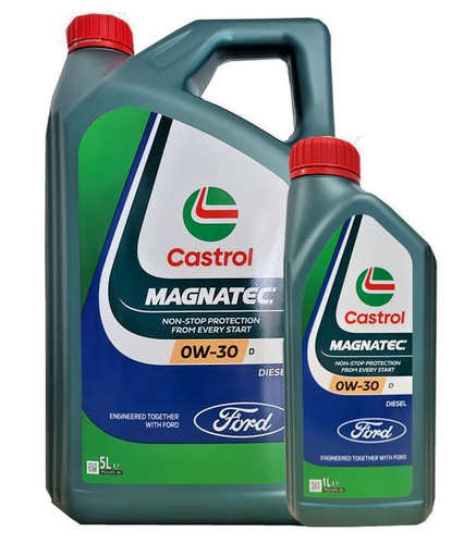 Olio motore 0w30 ford castrol - motore,