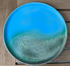 NEU Töpferei Stock Kappeln 4 Speiseteller Glasur OSTSEE Teller Schlei Essteller