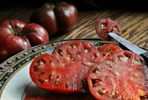 Tomato cherokee purple - cherokee, purple,