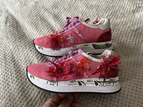 Premiata sneakers coral - sneakers,