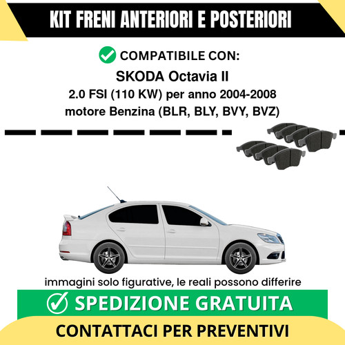 Pastiglie freno ant - freno, post