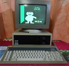 Olivetti M24 completo con COPROCESSORE MATEMATICO, monitor, programmi e manuali