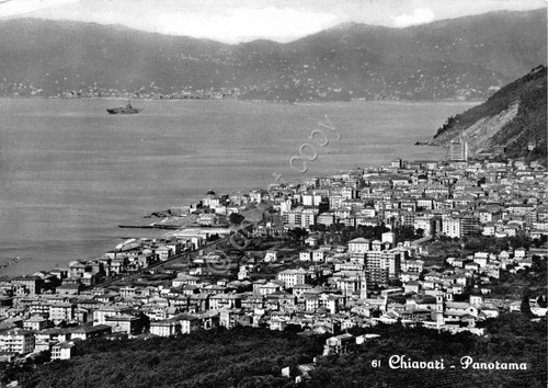 Cartolina chiavari panorama - cartolina,
