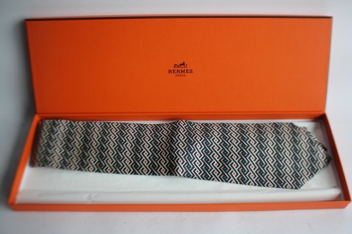 Cravatta seta hermes 7644 - seta,