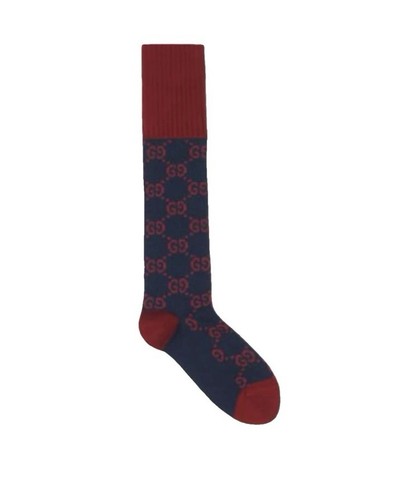 Calze uomo gucci logo blu - uomo,