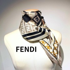 Almost unused Fendi silk scarf
