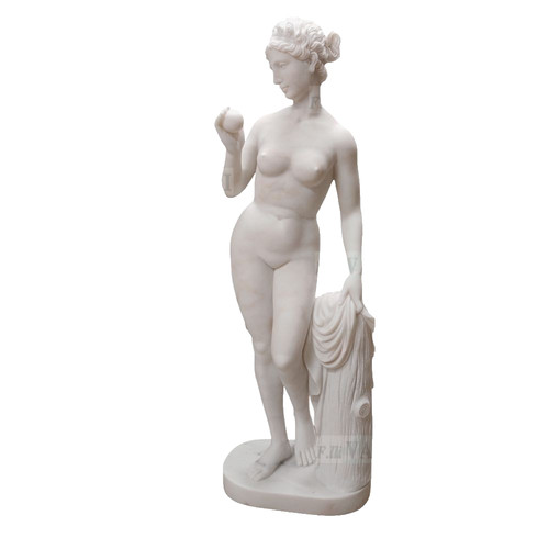 Statua venere pomo - venere, in