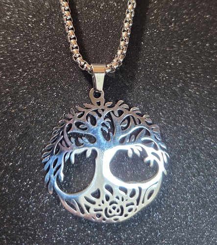 Collana acciaio albero - albero, della