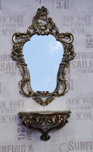 Set specchio parete - set, oro