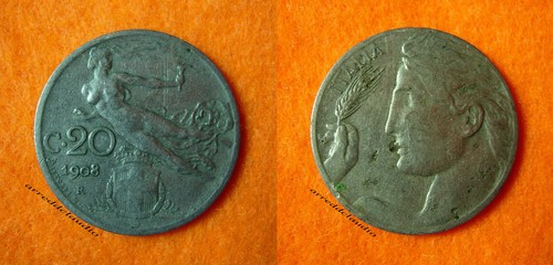 Regno iii 20 centesimi - 20,
