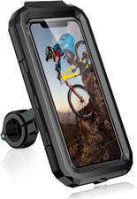 Porta Cellulare Moto/Bici Supporto Telefono Impermeabile AntiShake 360° 5,5-6,8"
