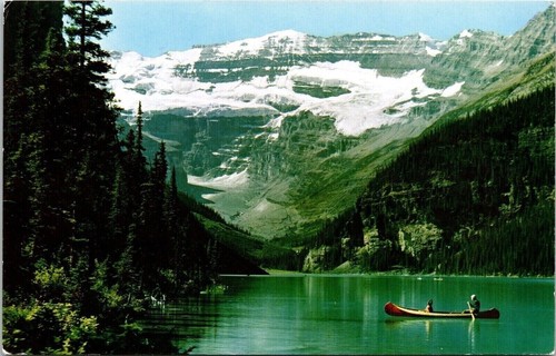 Cartolina lake louise victoria - lake,