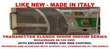 Broadcast Professional Elenos 5Kw ETG5000W FM Transmitter Wide Band - 88 108 Mhz