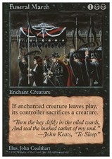 MTG FUNERAL MARCH IT EXC - MARCIA FUNEBRE - 5TH - MAGIC