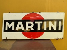 CARTELLO MARTINI INSEGNA TABELLA TARGA SMALTATA ENAMEL SIGN PUBBLICITA'