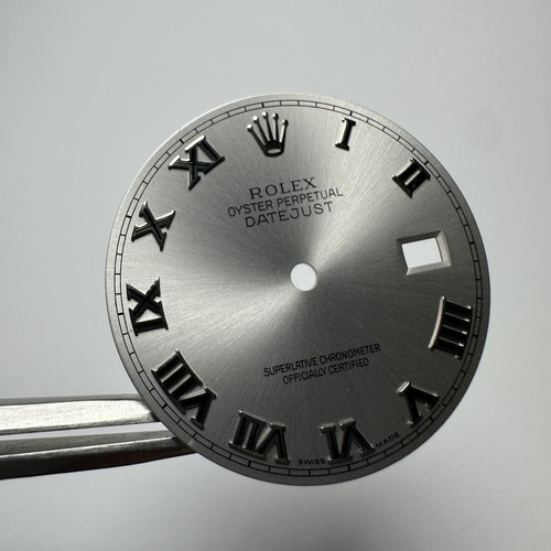 Rolex datejust grey roman - rolex,