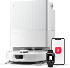 roborock QV 35A Robot Aspirapolvere, Antigroviglio, 8000Pa, Panno Sollevabile, A