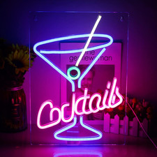 Cocktail Vetro Segni Al Neon