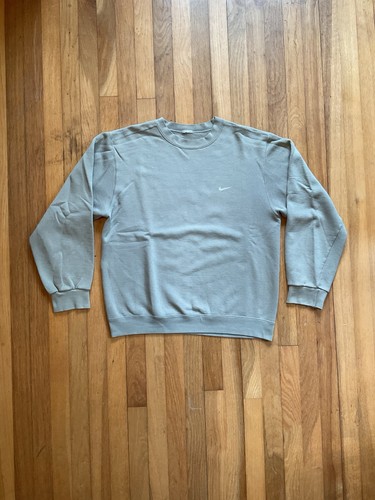 Girocollo nike grigio con logo - nike,