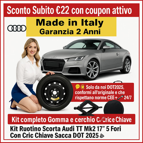 Ruotino audi ruota di - ruotino, tt